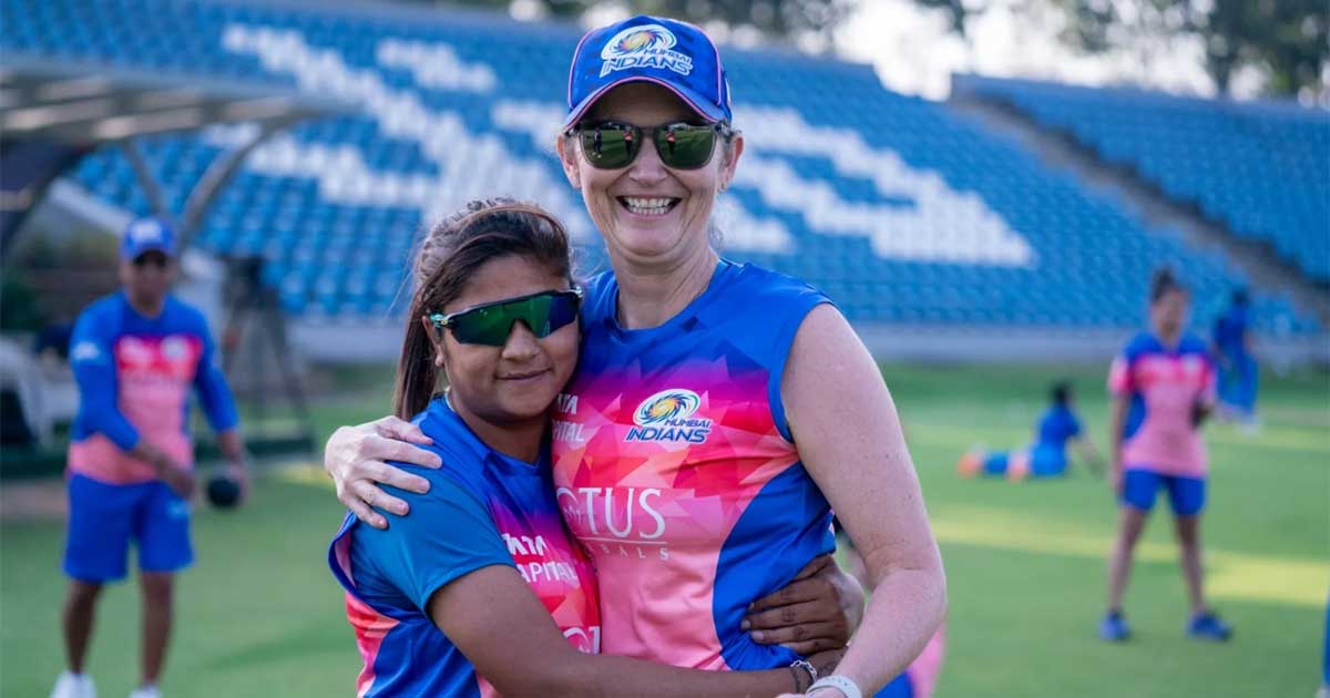Mumbai Indians head coach Charlotte Edwards