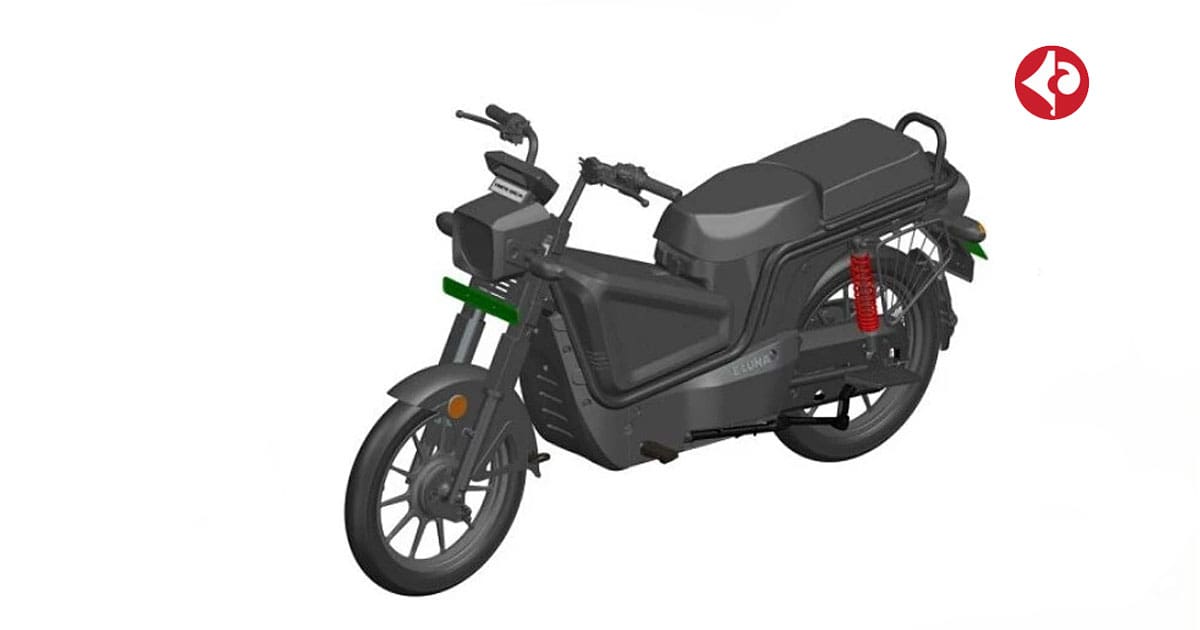 New Kinetic E Luna electric moped design patented