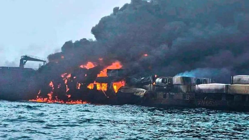 North Sea Ship Collision