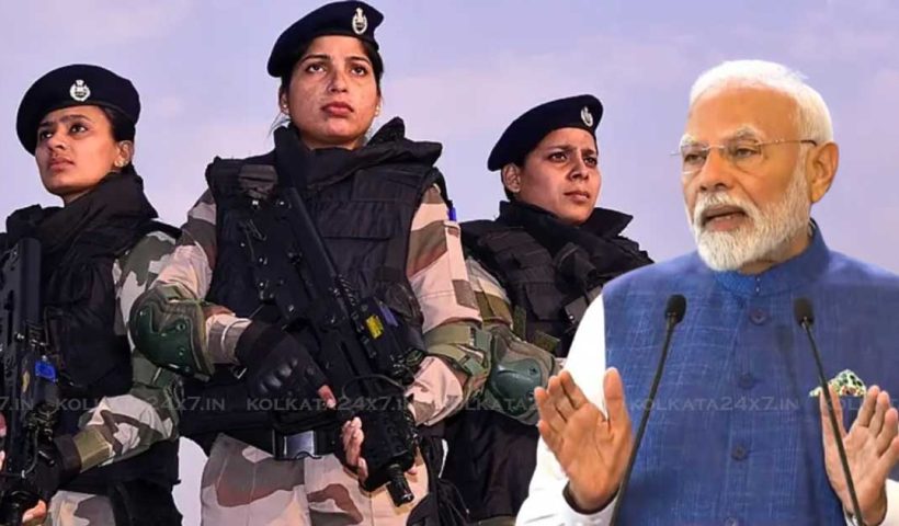 Women Police Ensure Security at PM Modi’s ‘Lakhpati Didi’ Event in Gujarat