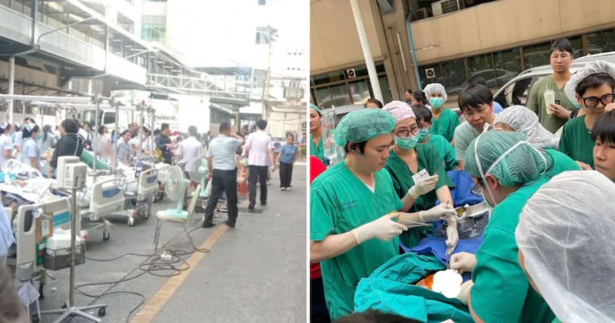 Doctors Deliver Baby On Bangkok Street