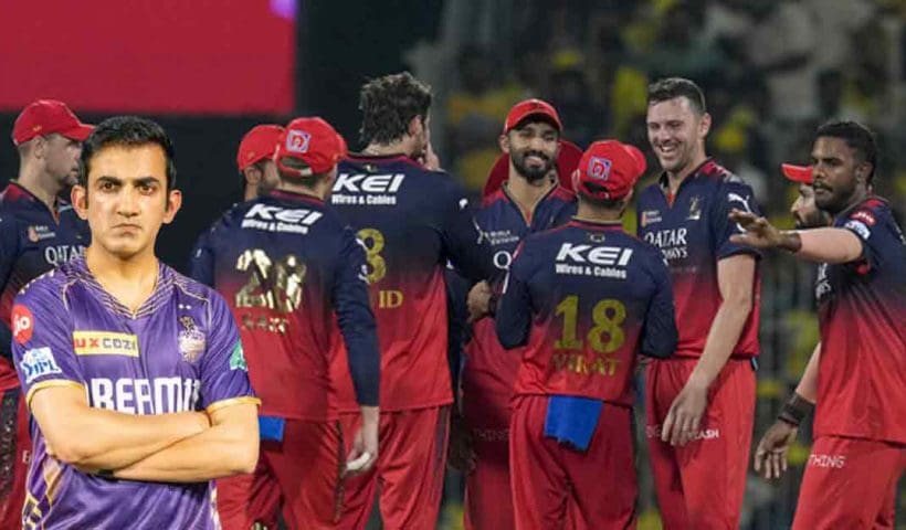 rajat-patidar-emulates-Gautam Gambhir-fielding-setup-ms-dhoni-ipl-rivalry-RCB vs CSK