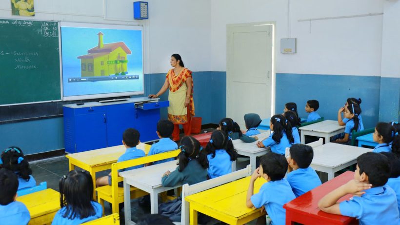 Smart classes in Anganwadi centers