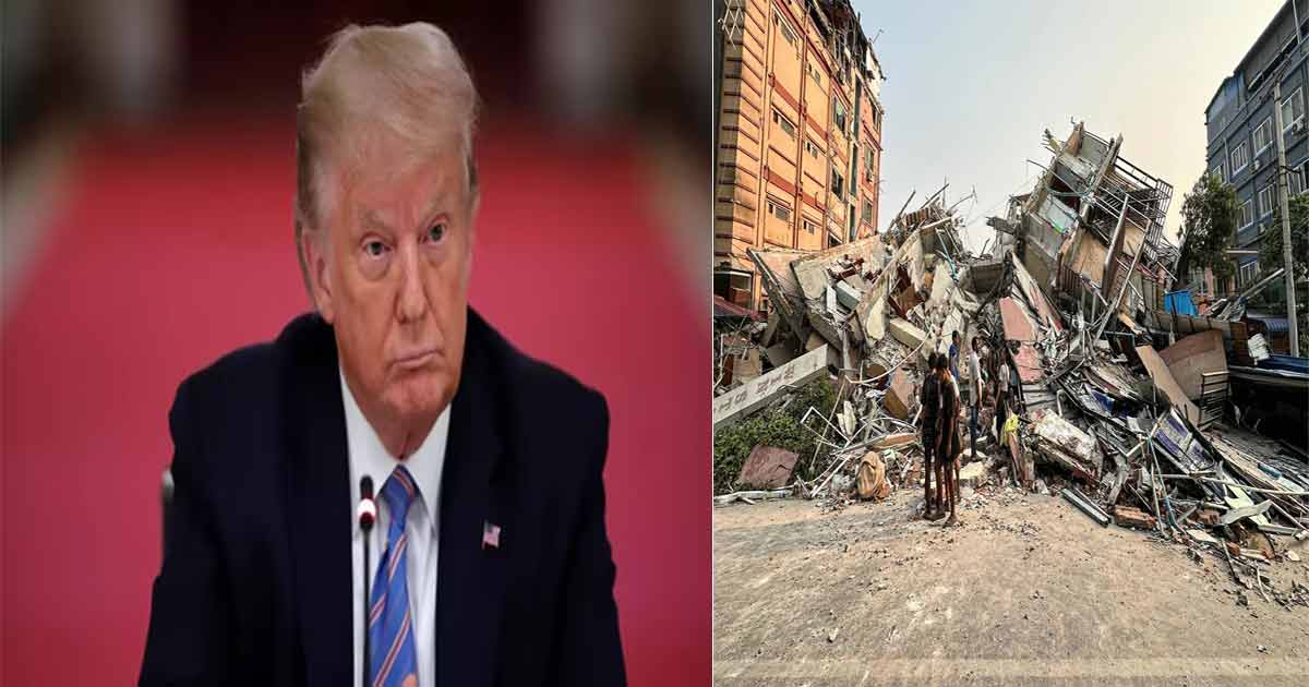 Donald trump stands by Mayanmar