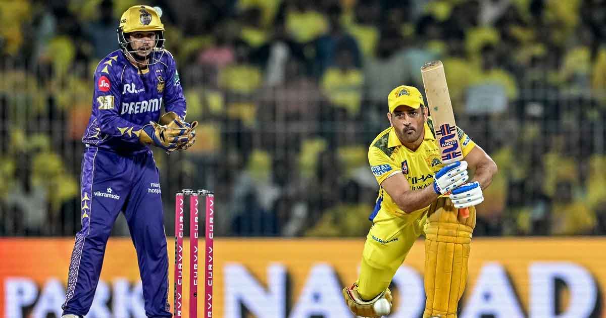 CSK vs KKR MS Dhoni Dhoni’s Captaincy Return Ends in Record Home Defeat