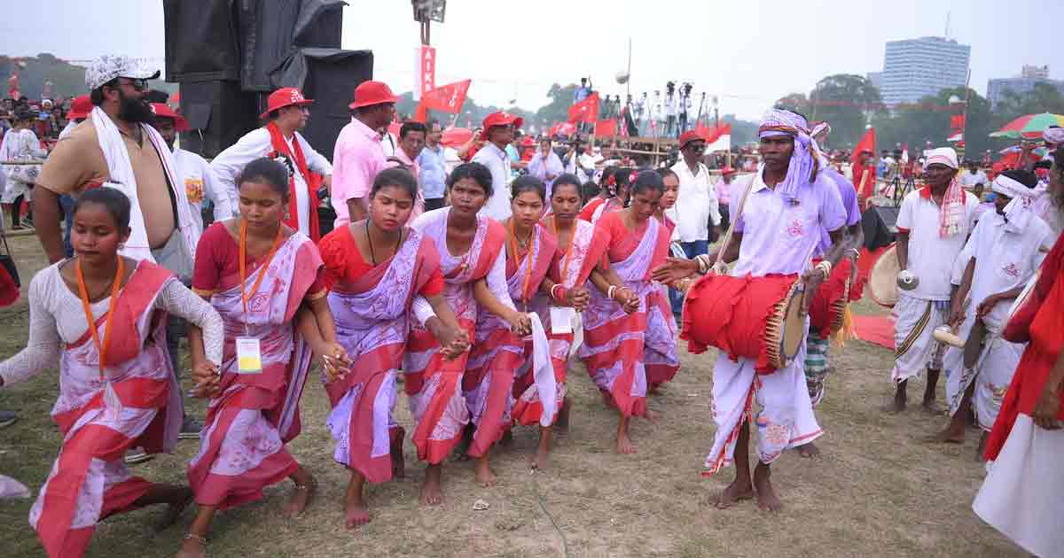 Left Front Brigade Rally in Kolkata
