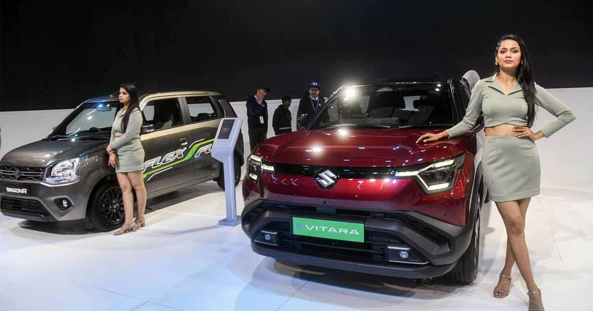 Maruti Suzuki e-Vitara girl