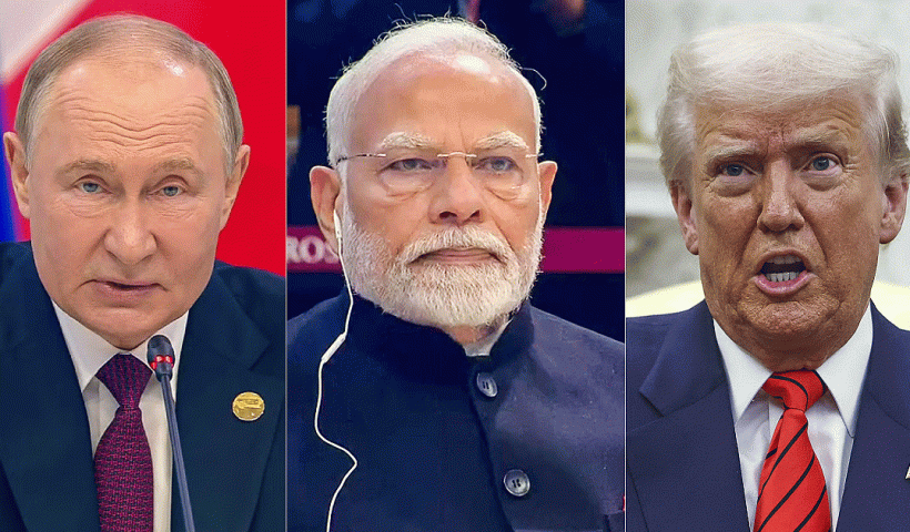 Modi Trump Putin