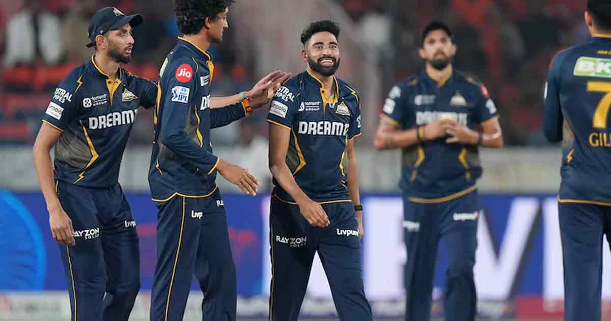 Mohammed Siraj’s Fiery 4-Wicket Haul Powers GT to 7-Wicket Win