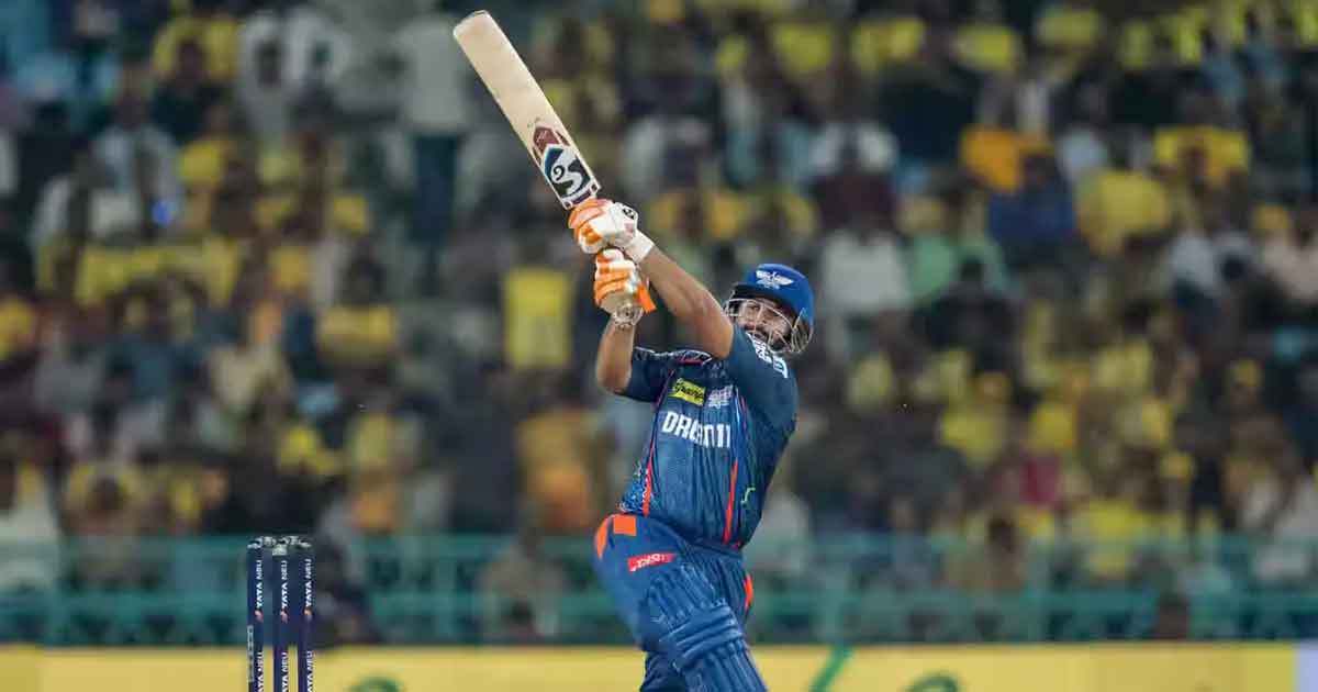 Rishabh Pant Helicopter Shot LSG in IPL 2025