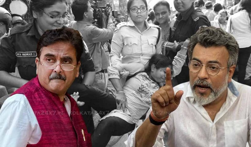 Rudranil and Abhijit Gangopadhyay Join Protesting Job Aspirants in Kolkata