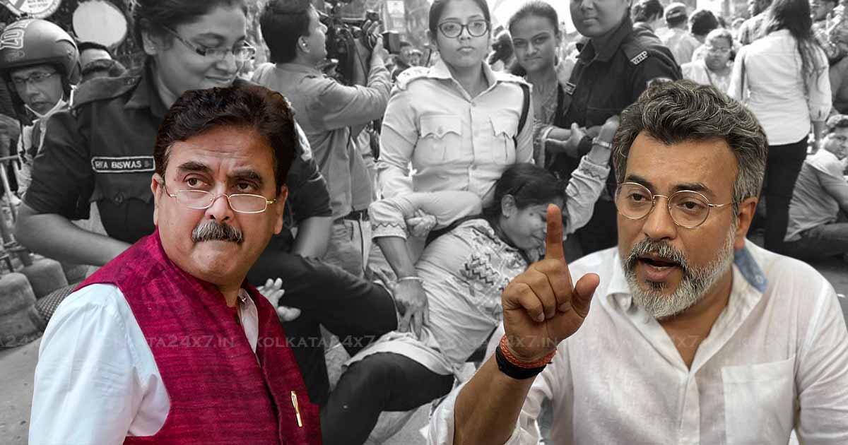 Rudranil and Abhijit Gangopadhyay Join Protesting Job Aspirants in Kolkata