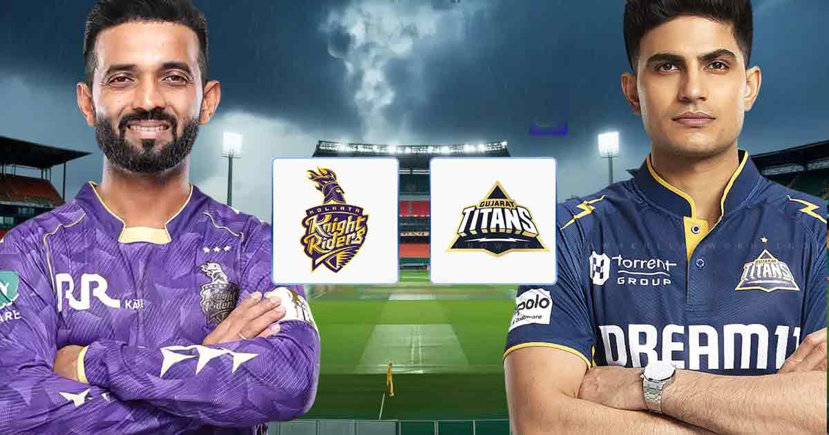 Weather Spoil KKR vs GT Clash