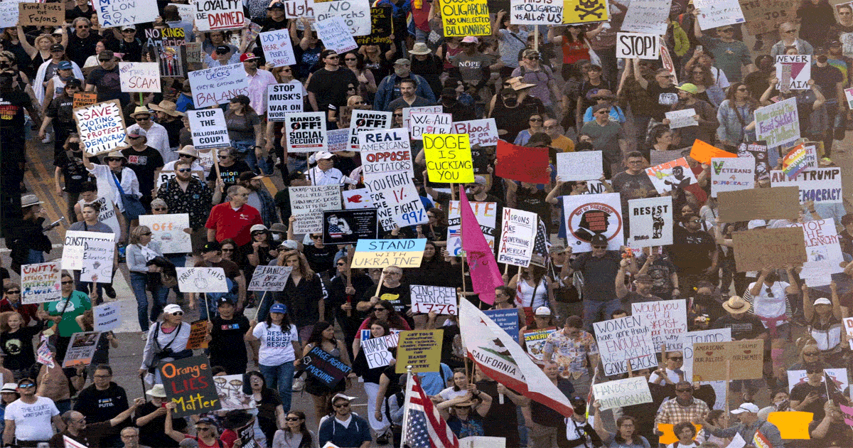 protests against trump in USA