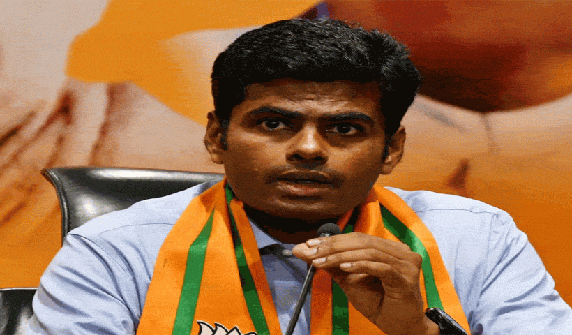 bjp leader annamalai