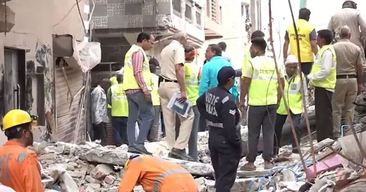 Building Collapse in Delhi