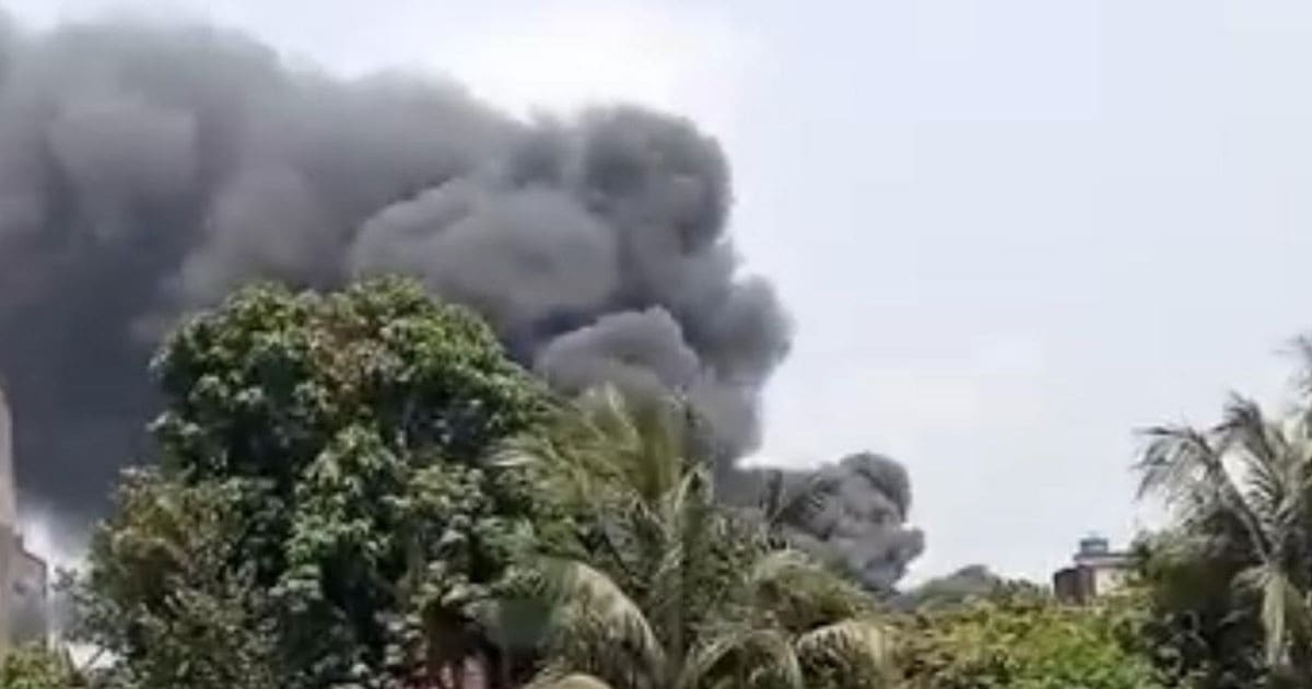 Kolkata Dhapa Fire