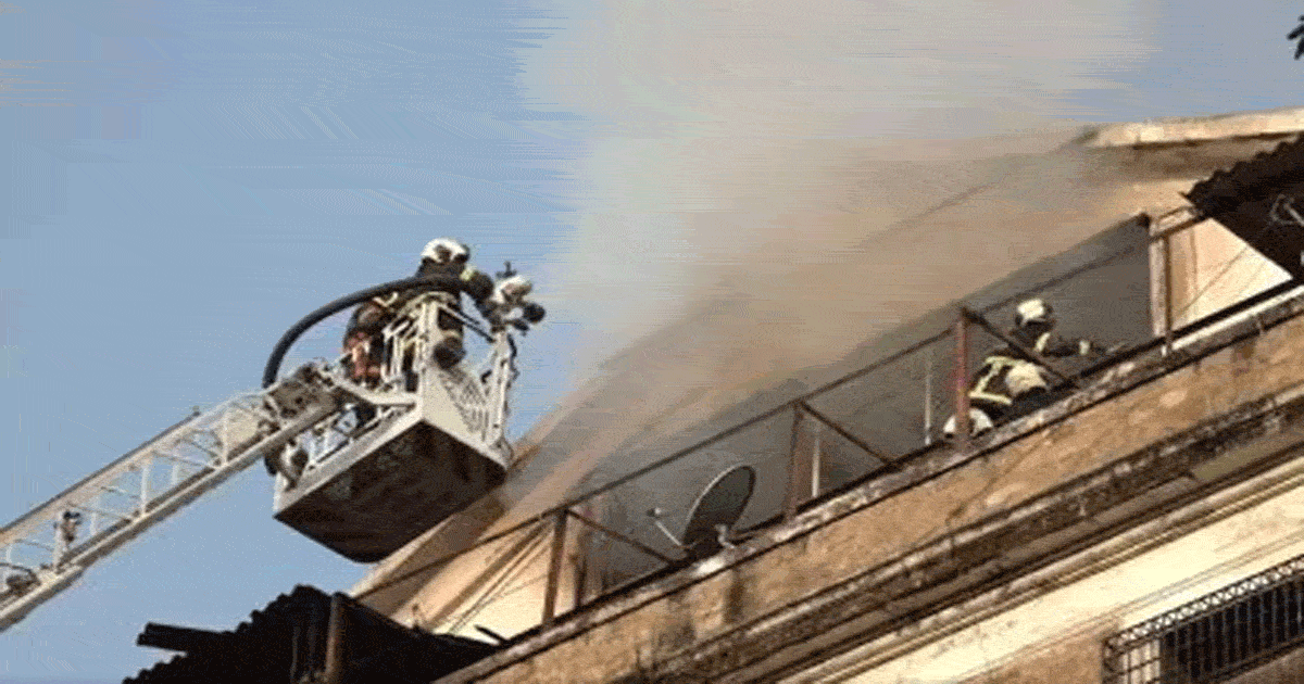 ed office fire in mumbai