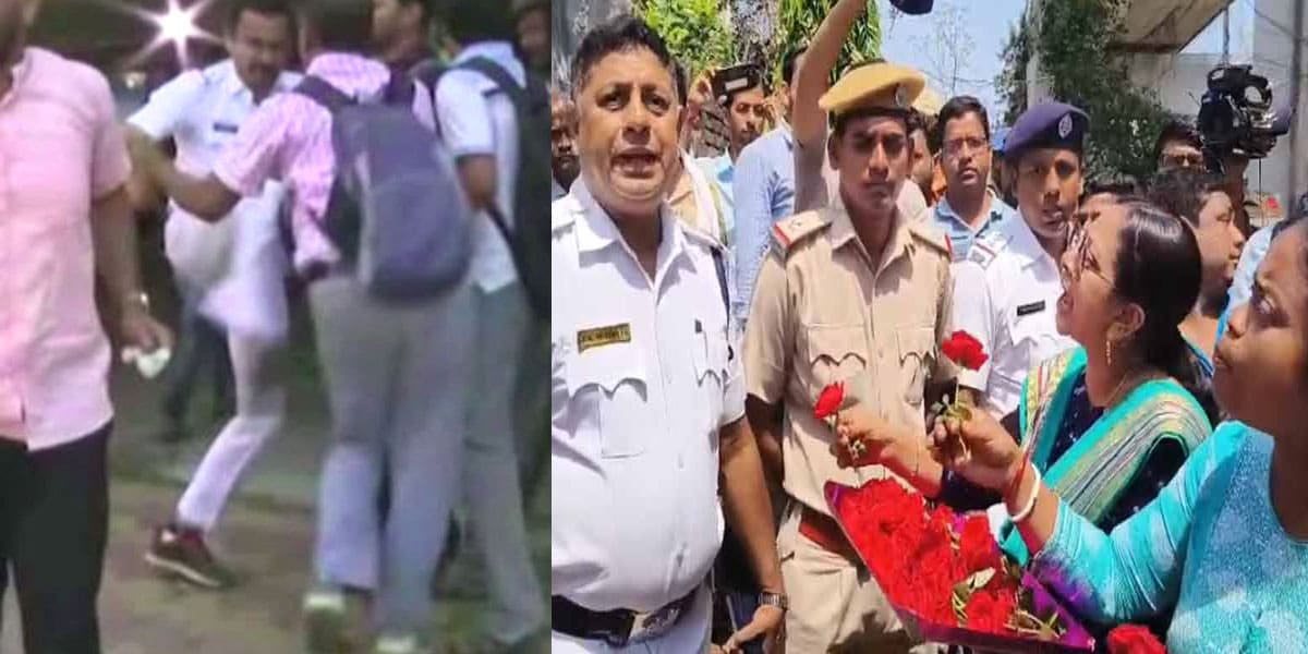 Gandhigiri of deprived teacher