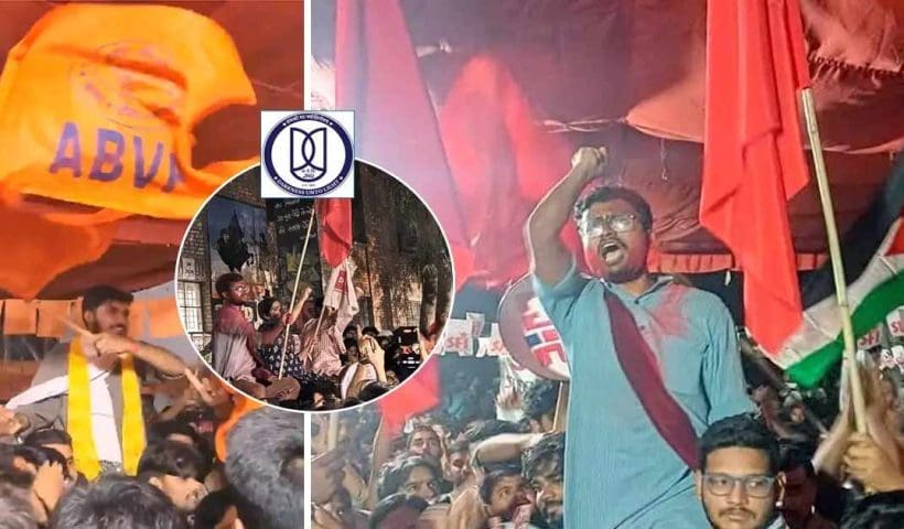 jnu wins election