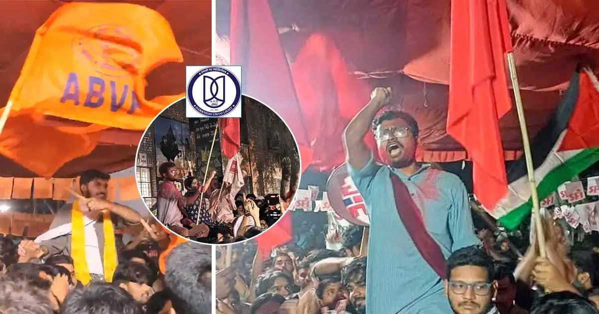 jnu wins election