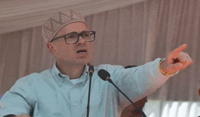 omar abdullah protests indus water trety