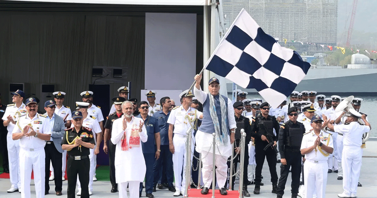 Defence Minister flags off INS Sunayna