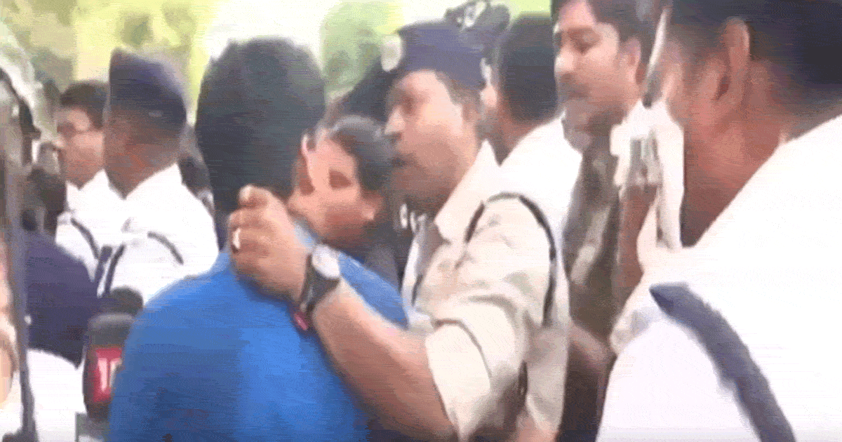 shuvendu protests journalists harrasment