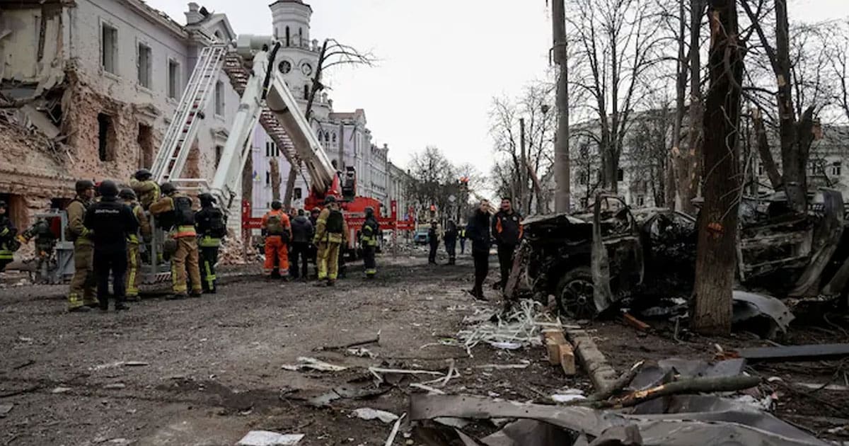 Russian missiles hit Ukraine