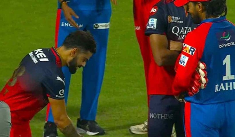 virat-kohli-mimics-kl-rahul-this-is-my-ground-celebration-rcb-win-vs-dc