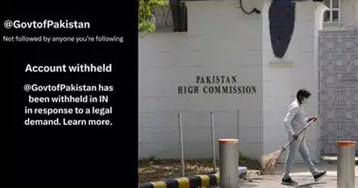 India Bans Pakistan Twitter Account