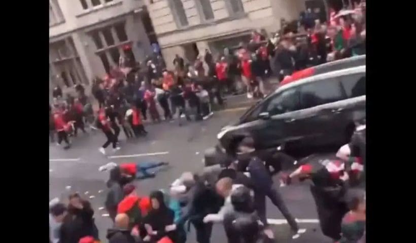 Liverpool Parade Car Crash