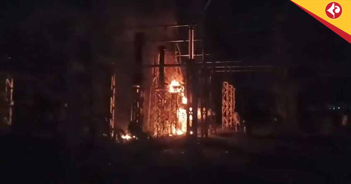 Fire at Power Station