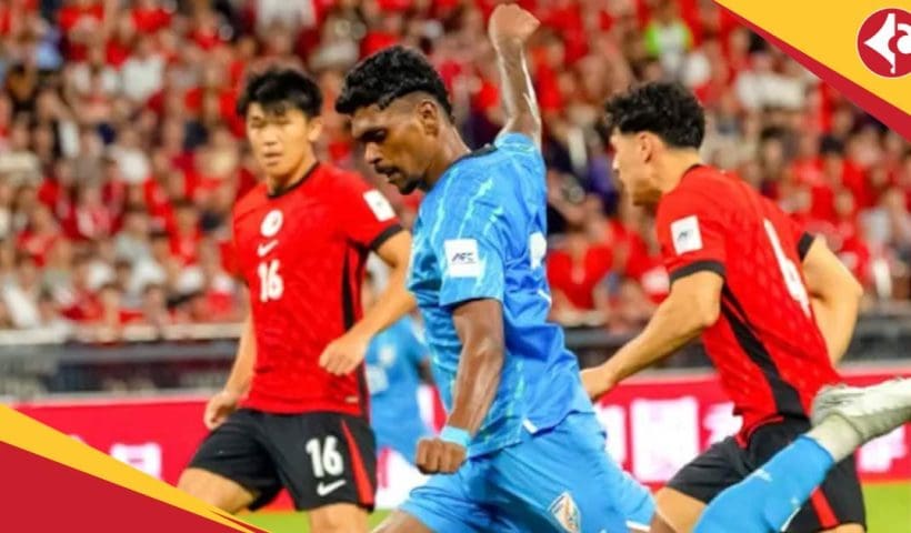 Indian Football Team concede last-minute goal to go down 1-0 to Hong Kong