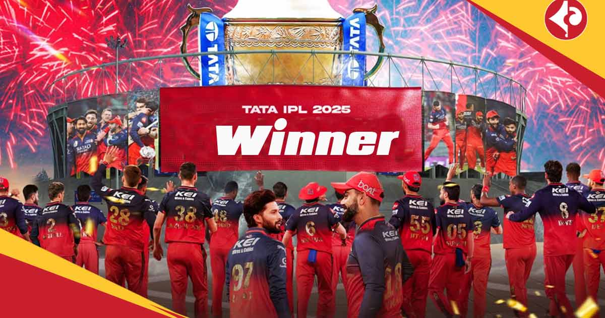 RCB win IPL 2025 Final beat Punjab Kings