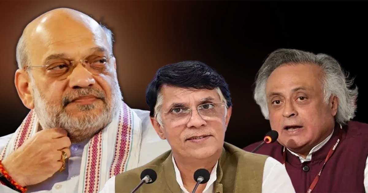 congress slams over shah comment