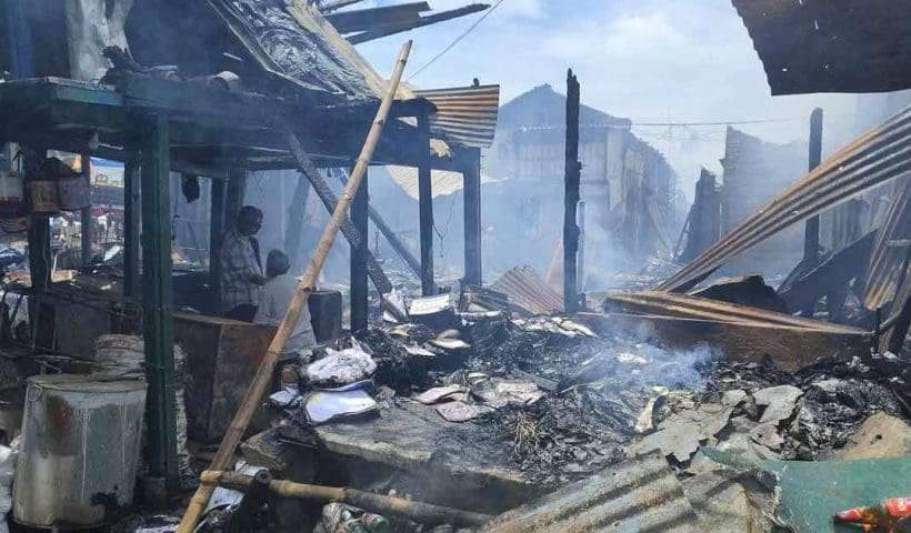 deliberate-fire in khidirpur