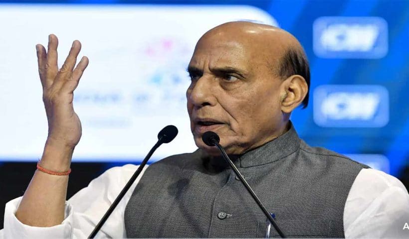 Rajnath Singh Reaffirms India’s Firm Stand Against Terrorism at Hyderabad Event