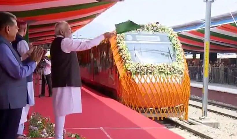 PM flags off Katra-Srinagar Vande Bharat