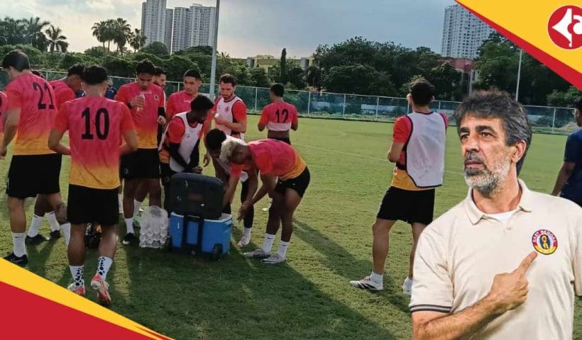 East Bengal FC coach Oscar Bruzon said 3 foriegn footballer will play against South United FC in Durand Cup 2025