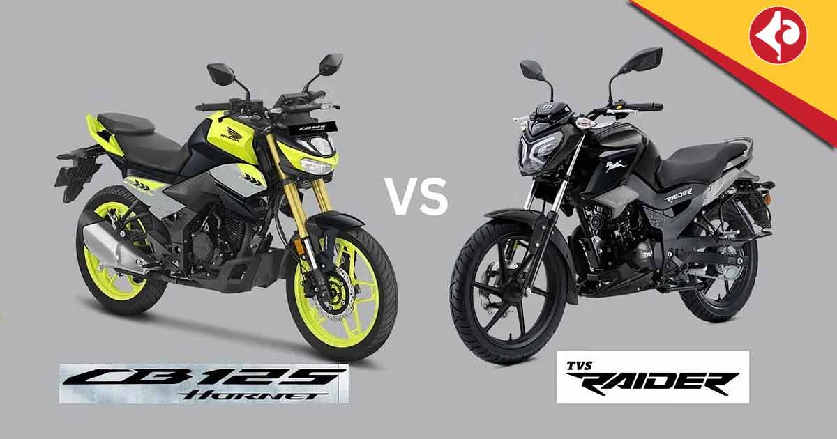 Honda CB125 Hornet vs TVS Raider 125