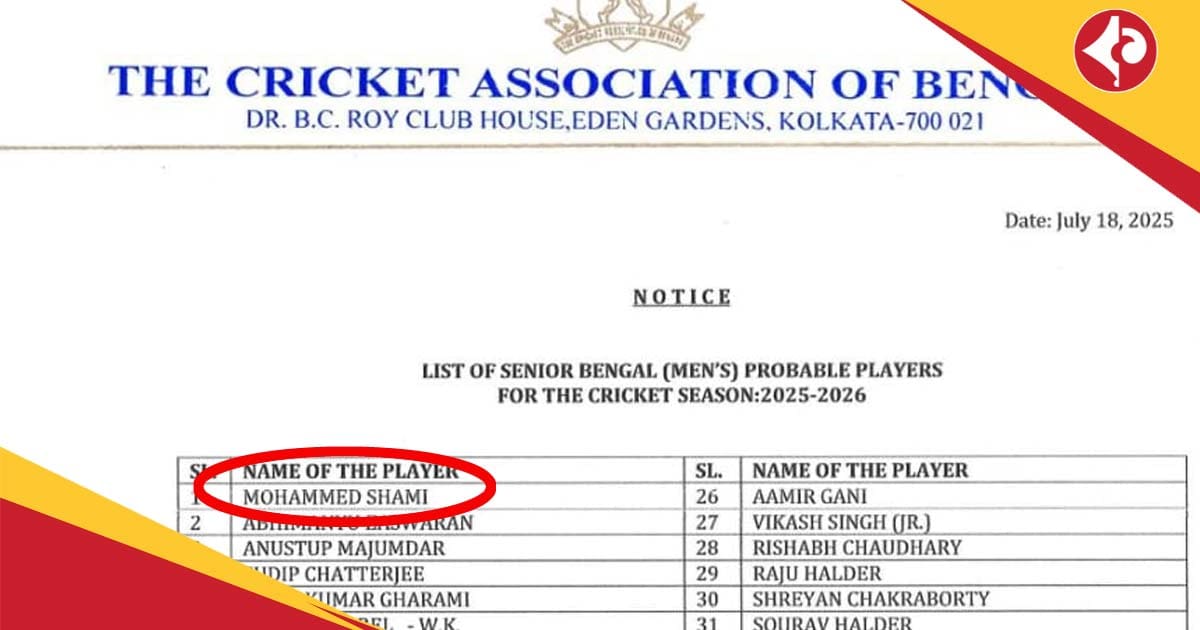 Indian Cricket Team bowler Mohammed Shami to returns Bengal Team