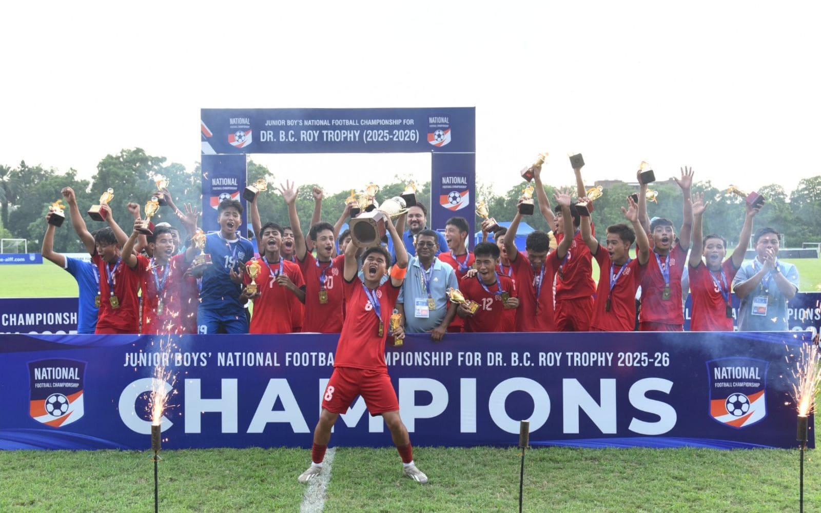 Manipur defeat Bengal Football Team to lift Dr BC Roy Trophy for the third time after 25 year later