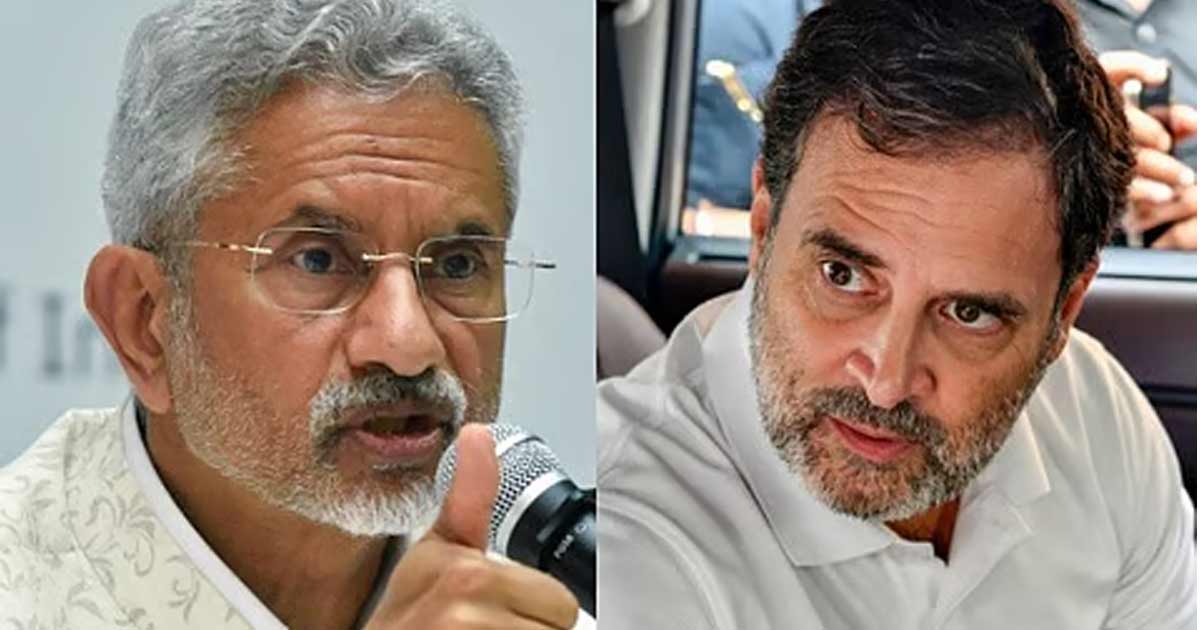 Jaishankar give answer to congress