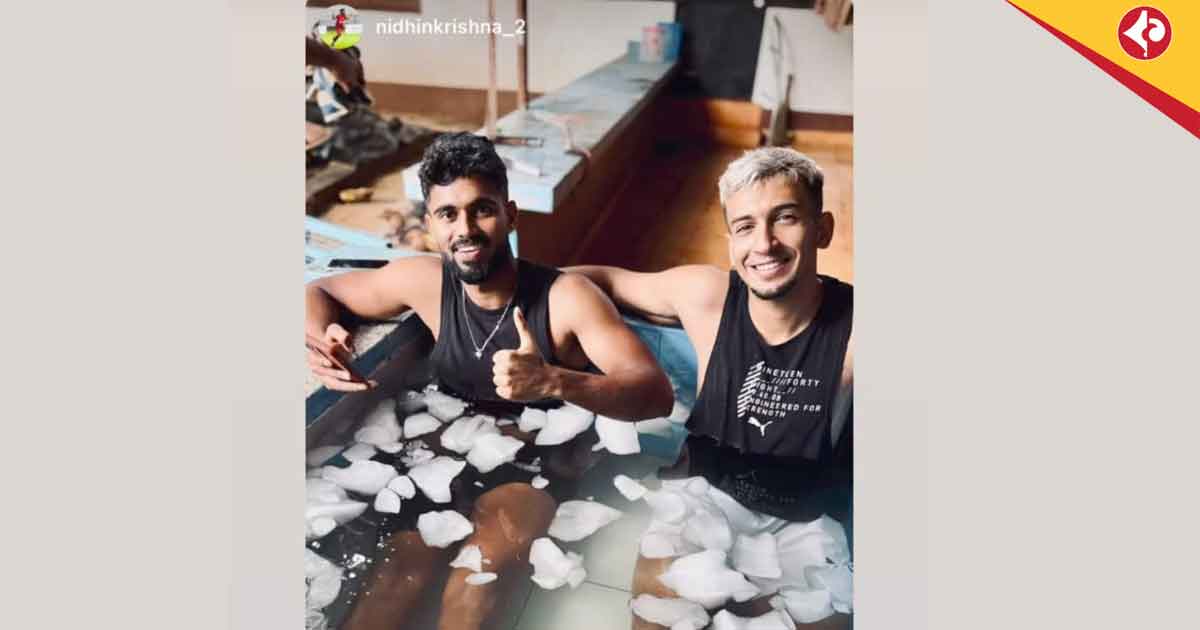 Sahal Abdul Samad Shares Ice Bath