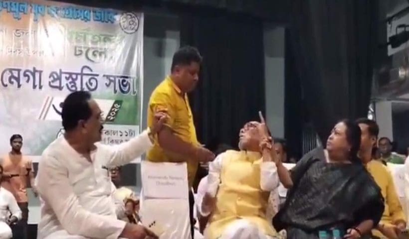 TMC clash in maldah