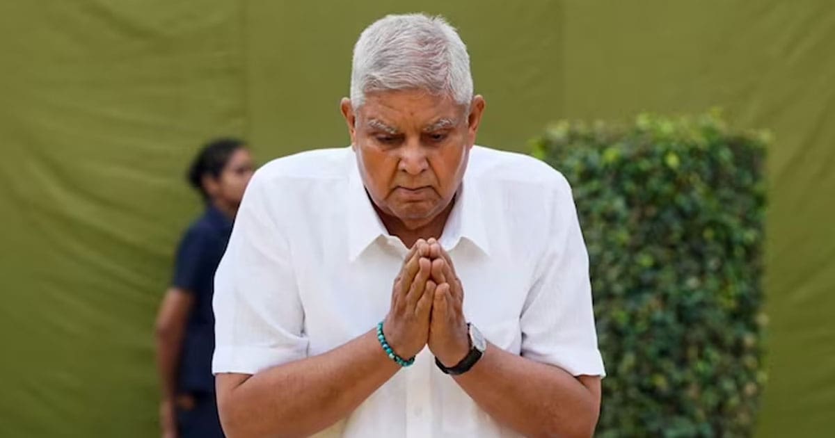 Jagdeep Dhankhar's shock exit