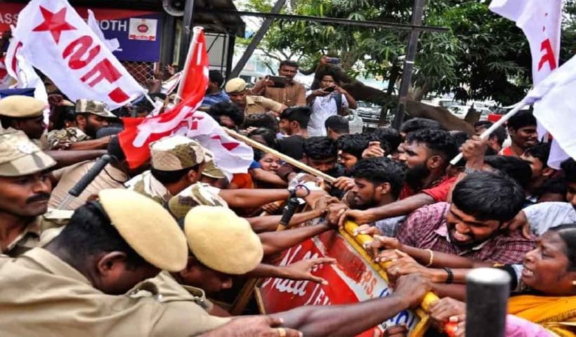 SFI-Protest