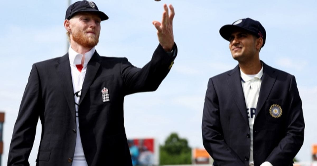 England won the toss and chose to field first