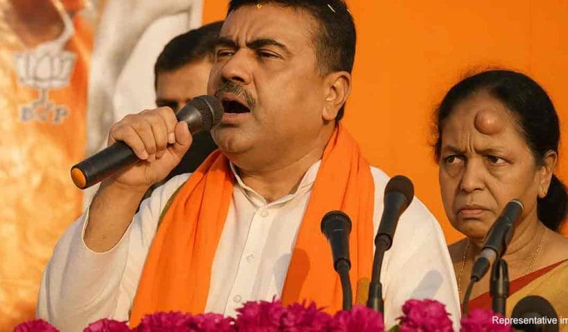 Opposition leader Suvendu Adhikari issues a warning to Mamata Banerjee by borrowing a leftist slogan